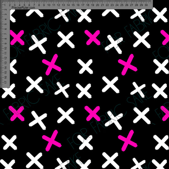 Neon Pink Crosses    - Custom Pre-order