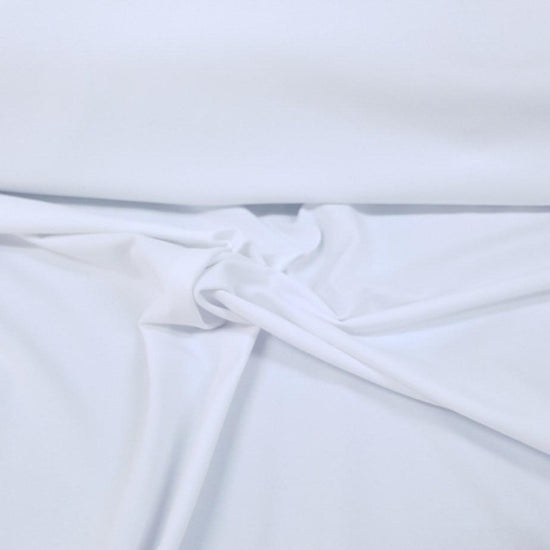 White  -Organic Cotton Spandex- 210g   - 60 cm PIECE