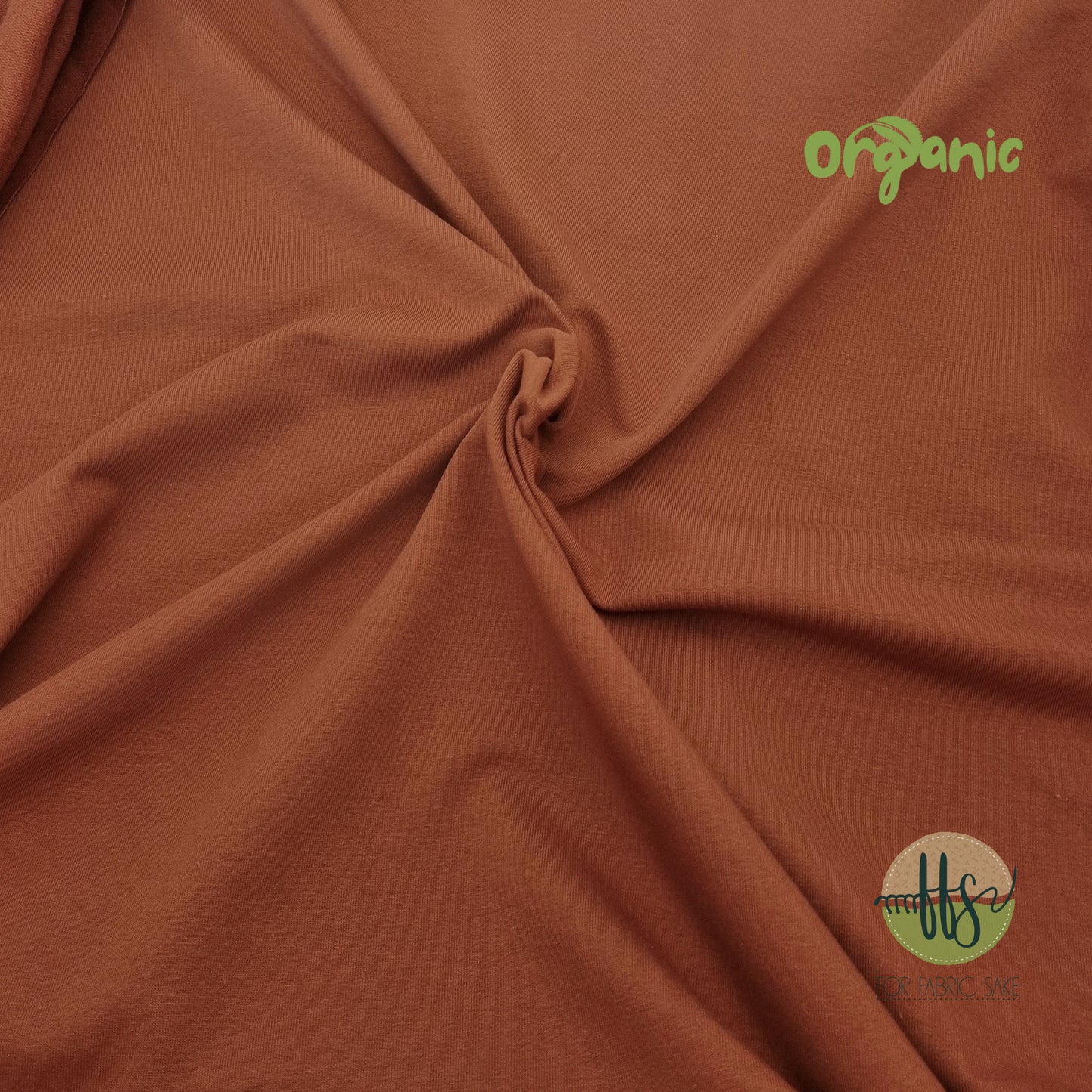 Rust- ORGANIC Cotton French Terry