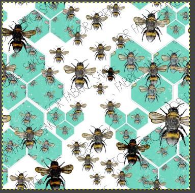Honeycomb Bees - Sarah McAlpine Art- Custom Pre Order