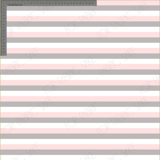 Pink and grey stripes - Custom Pre-order