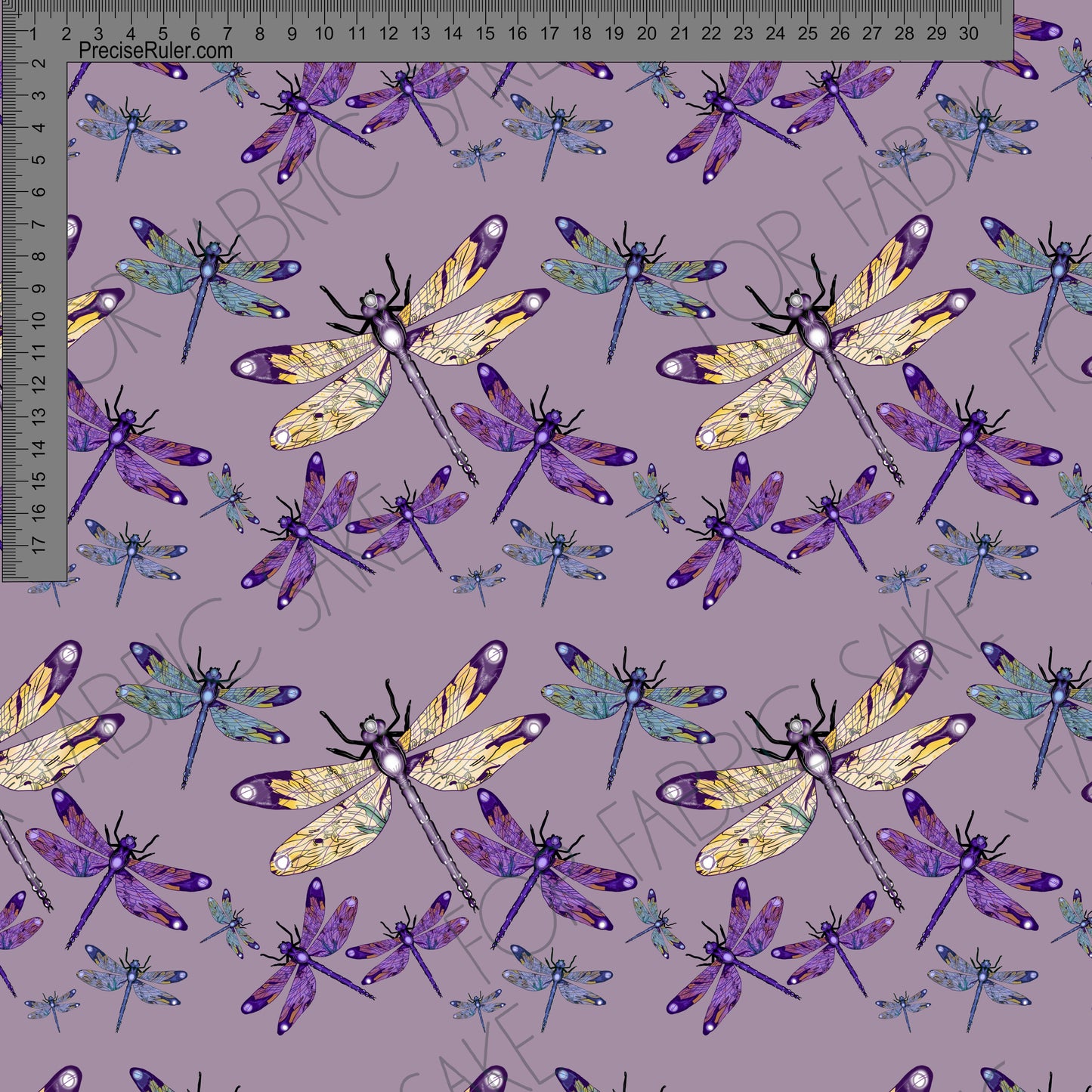Dragonfly on mauve - Sarah McAlpine Art- Custom Pre Order
