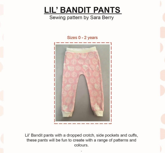 Lil Bandit Pants : 0-2 years
