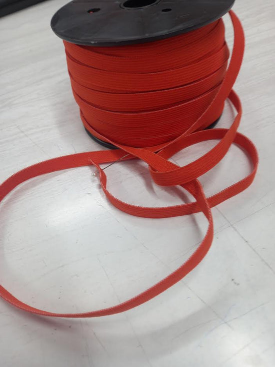 10mm Knitted Elastic - Orange