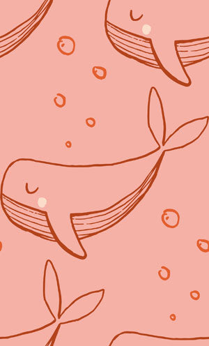 Bubbles Peachy Whale of a Time - Ashleigh Fish - Custom Pre Order