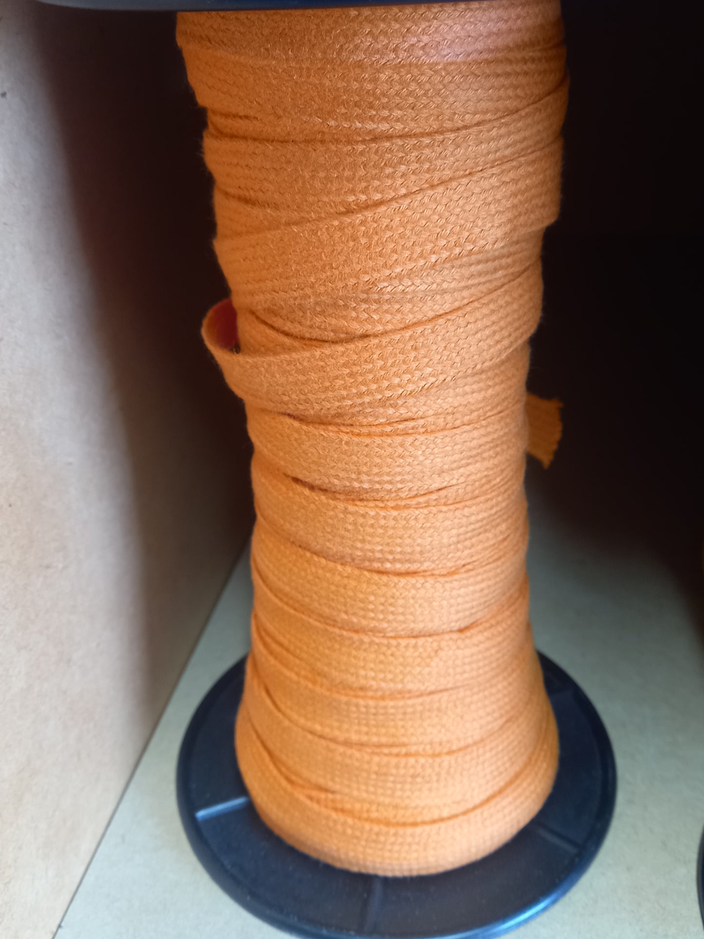 13mm Braided CottonTape - Orange