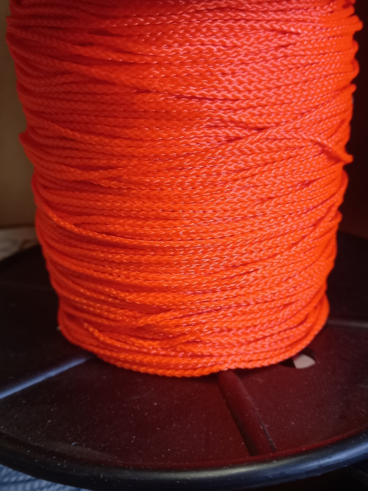 2mm  Nylon Curtain Cord - Alpine Orange
