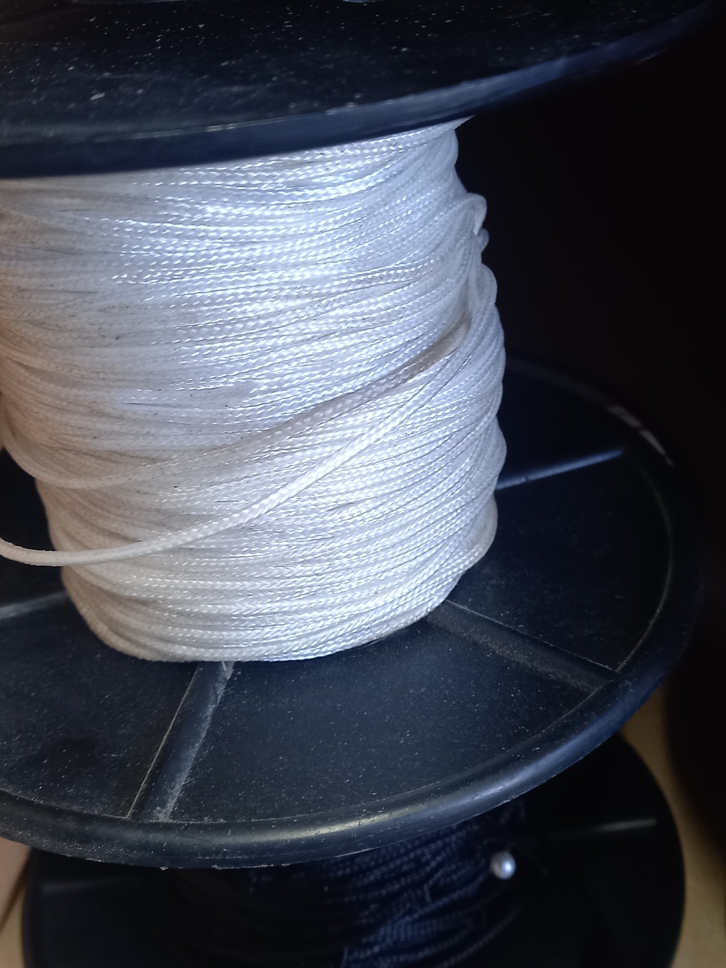 1.5mm Polyester Curtain Cord - White