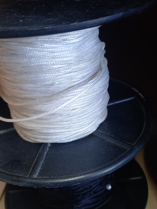 1.5mm Polyester Curtain Cord - White
