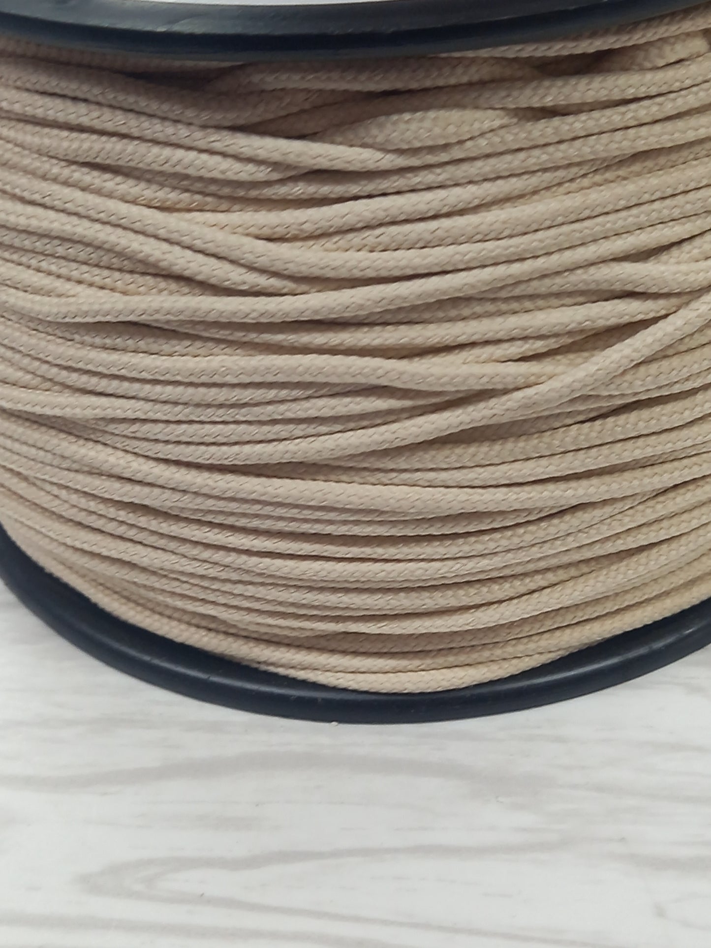 2mm  Polyester Curtain Cord - Cream