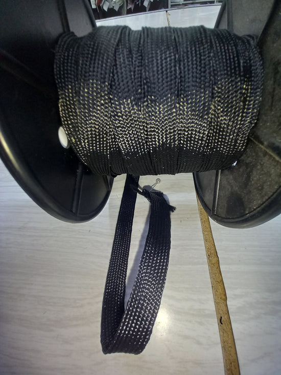 10mm BraIded Polyester Tape - Black