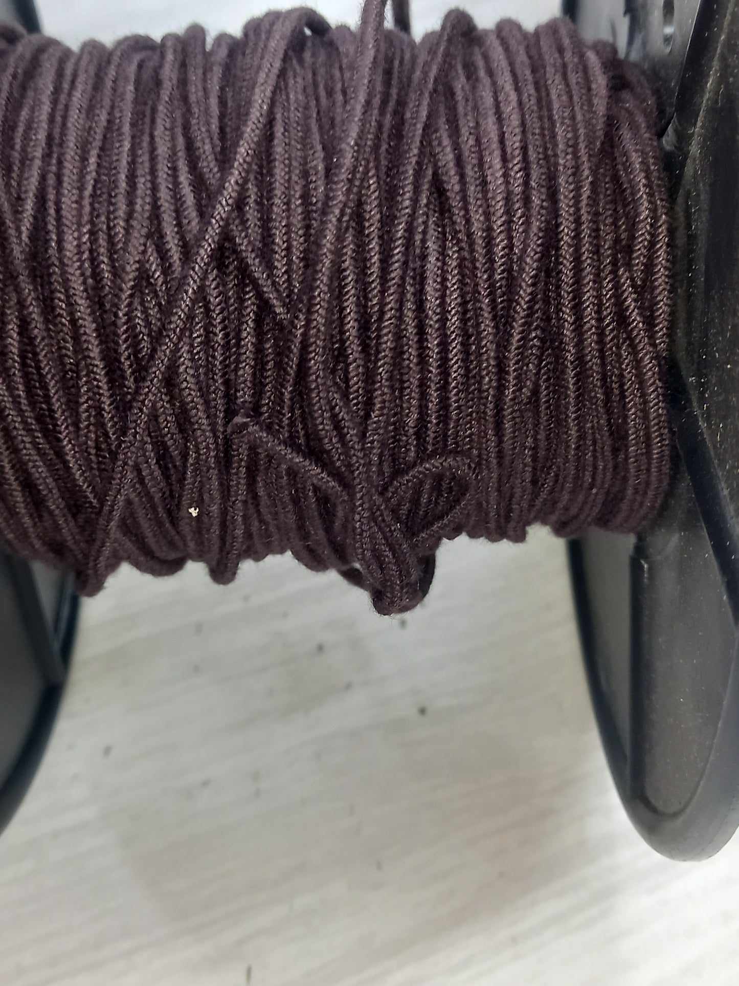 2mm Cotton Covered Shockcord(bungee)  - Brown