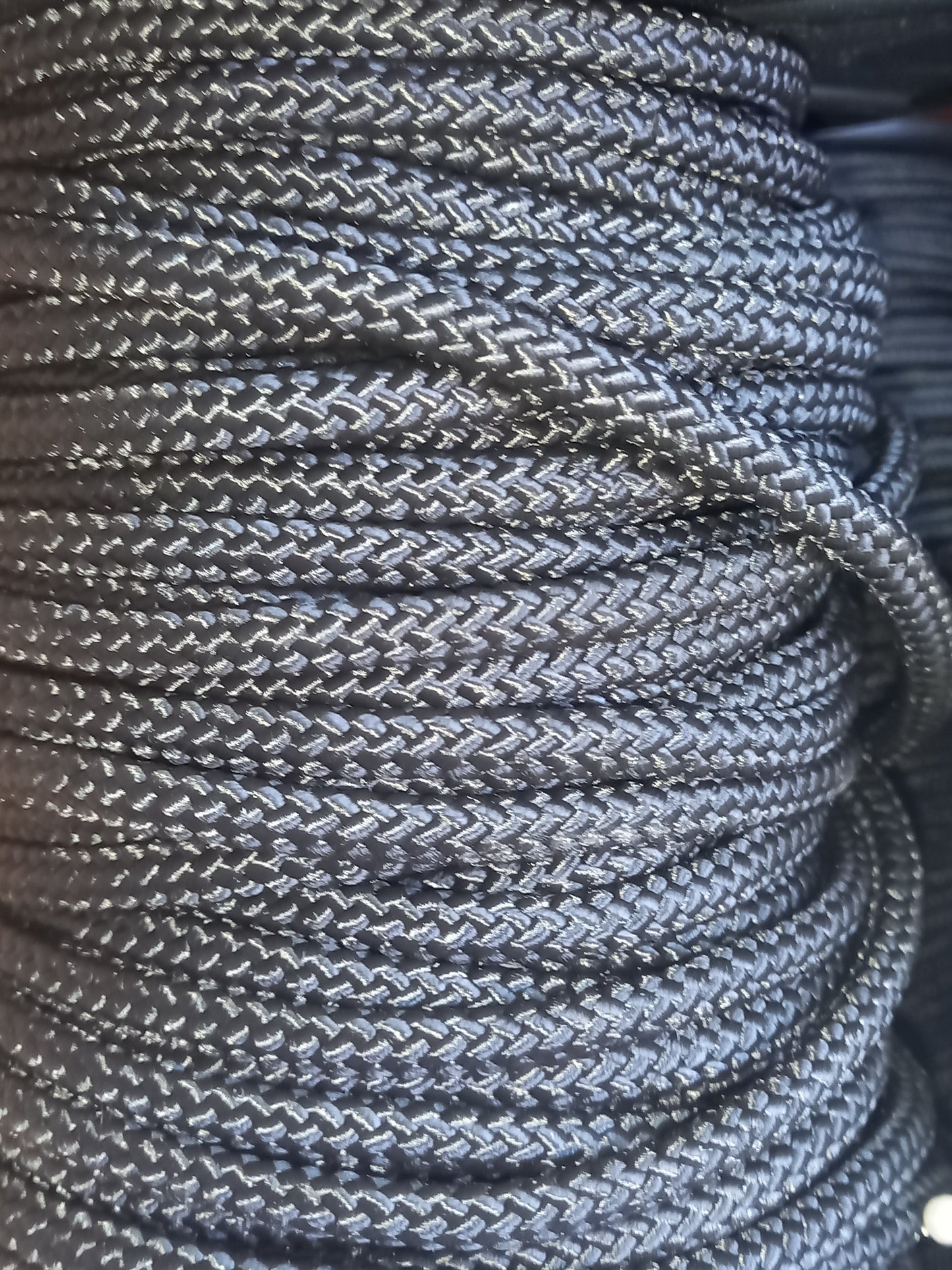 6mm Polypropylene Braided Cord - Black