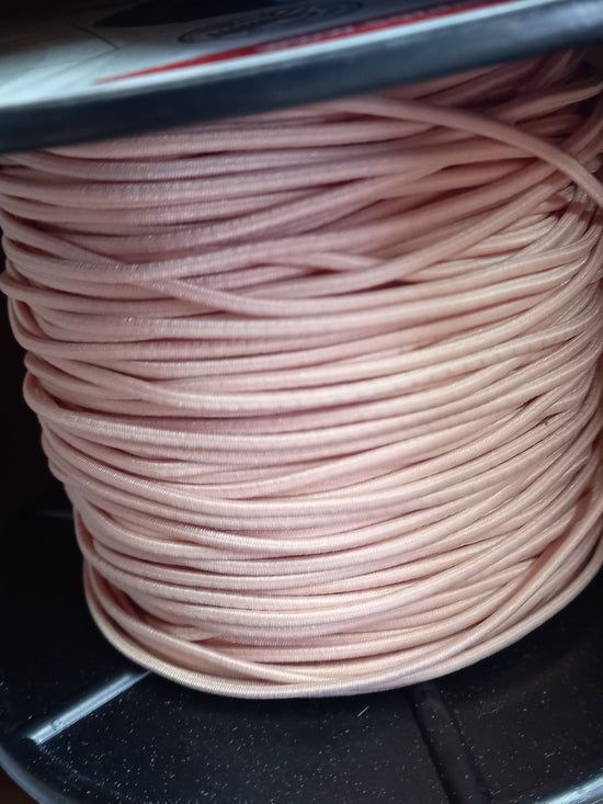 1.5mm Stretchy Nylon  Shockcord - Flesh