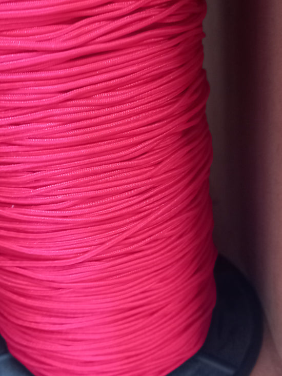 1.5mm Stretchy Nylon Shockcord - Red