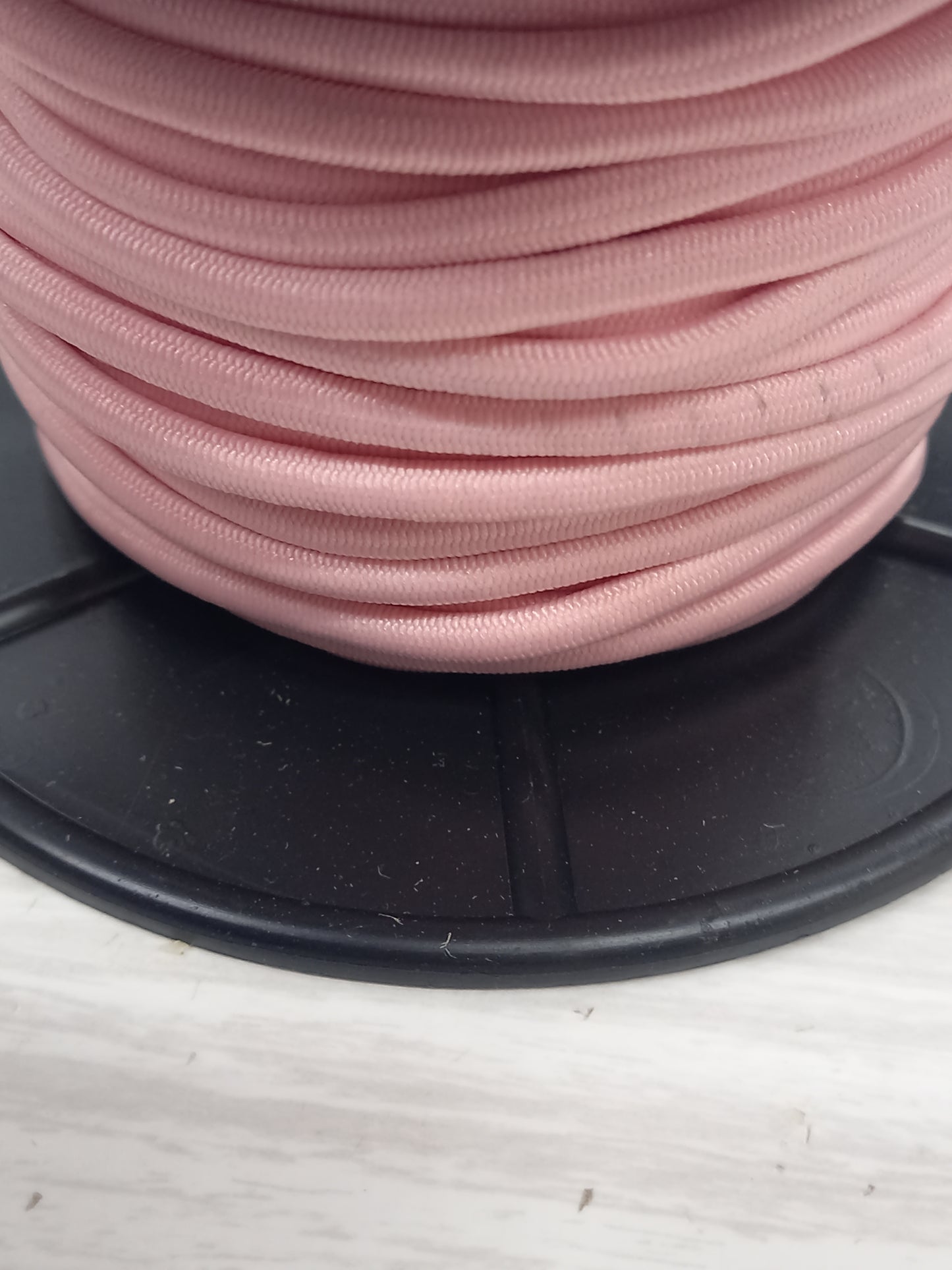 4mm Nylon Stretchy Shockcord - Pale Pink