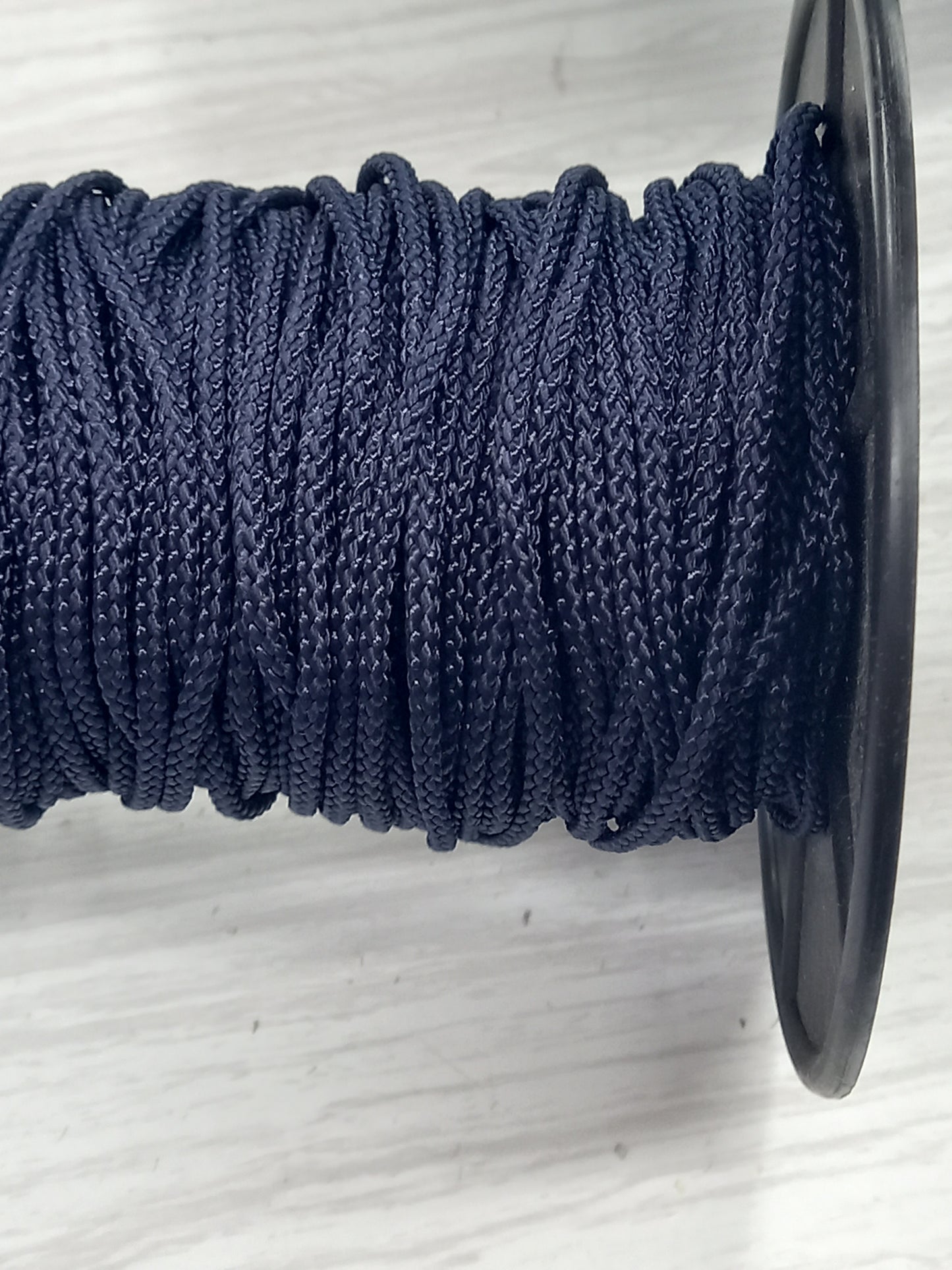 3mm Polypropylene Braided Cord - Navy