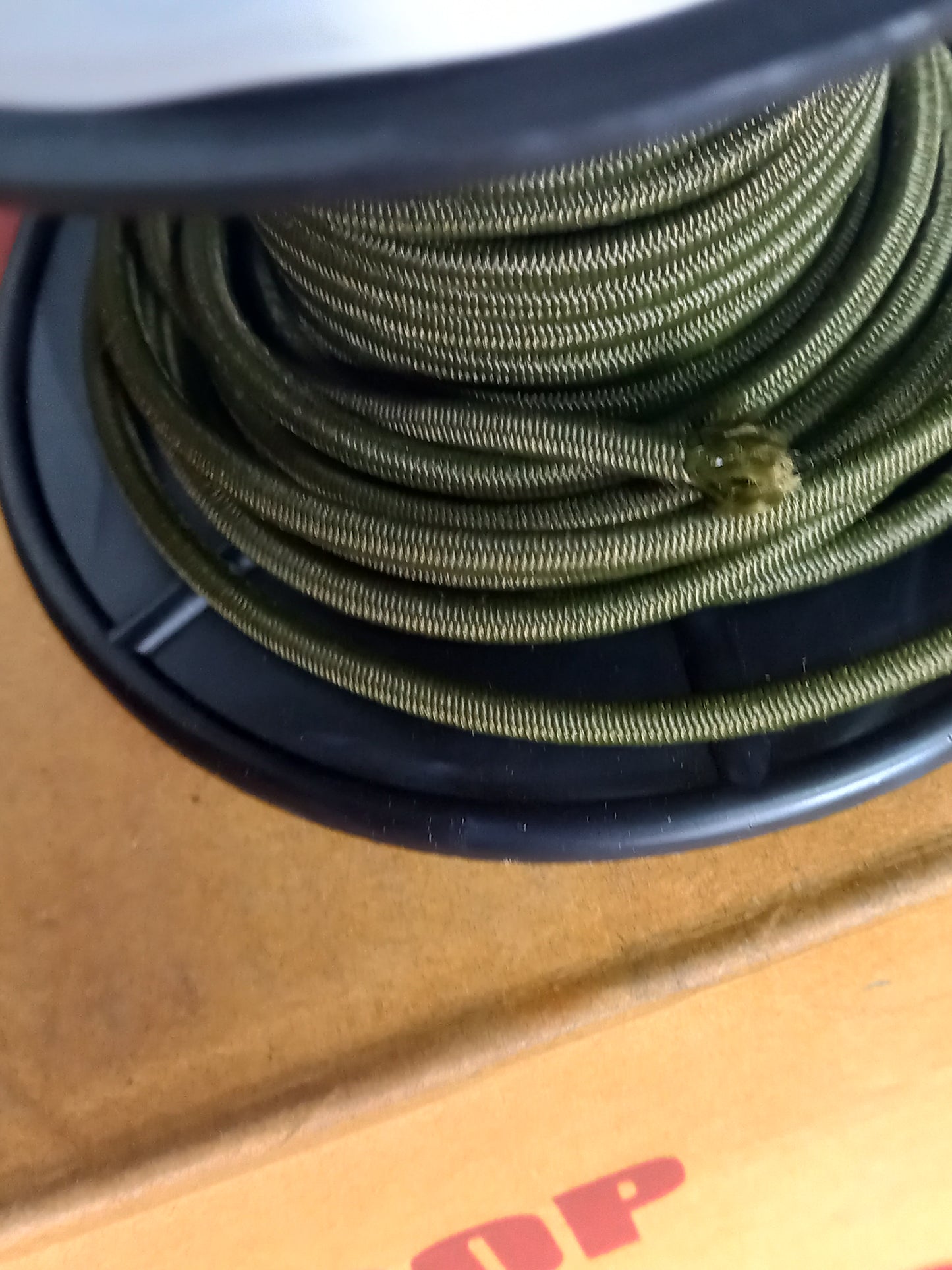 4mm Nylon Stretchy Shockcord - Khaki