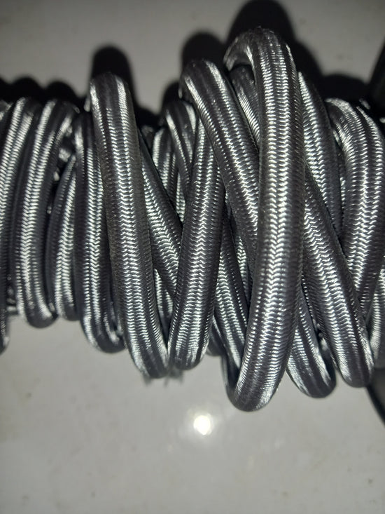 8mm Polyester Shockcord(Bungy) - Dark Grey