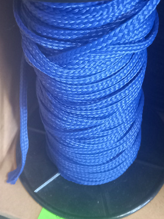 5mm Polypropylene braided  tape - Royal
