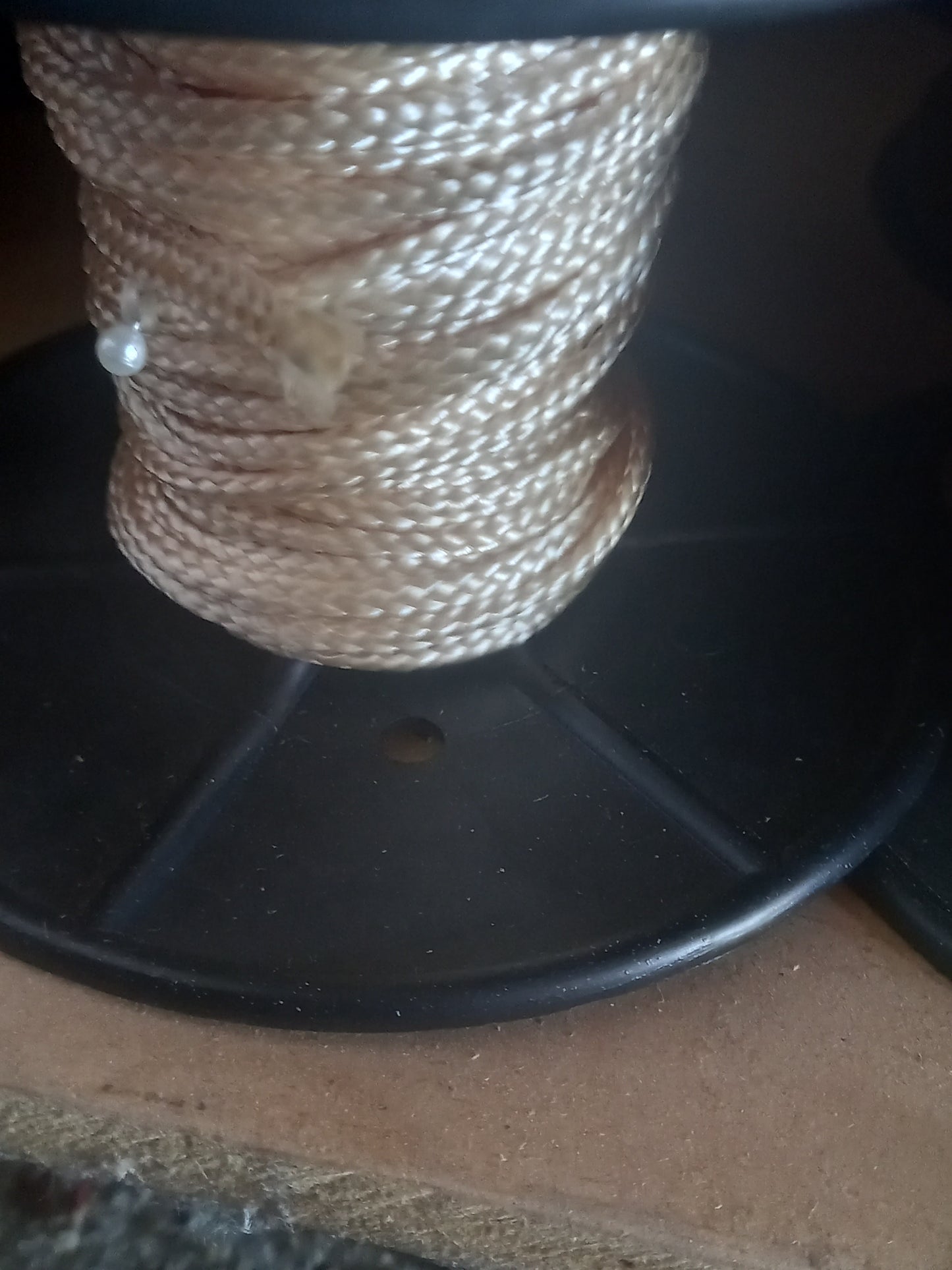 5mm Polypropylene braided  tape - Natural