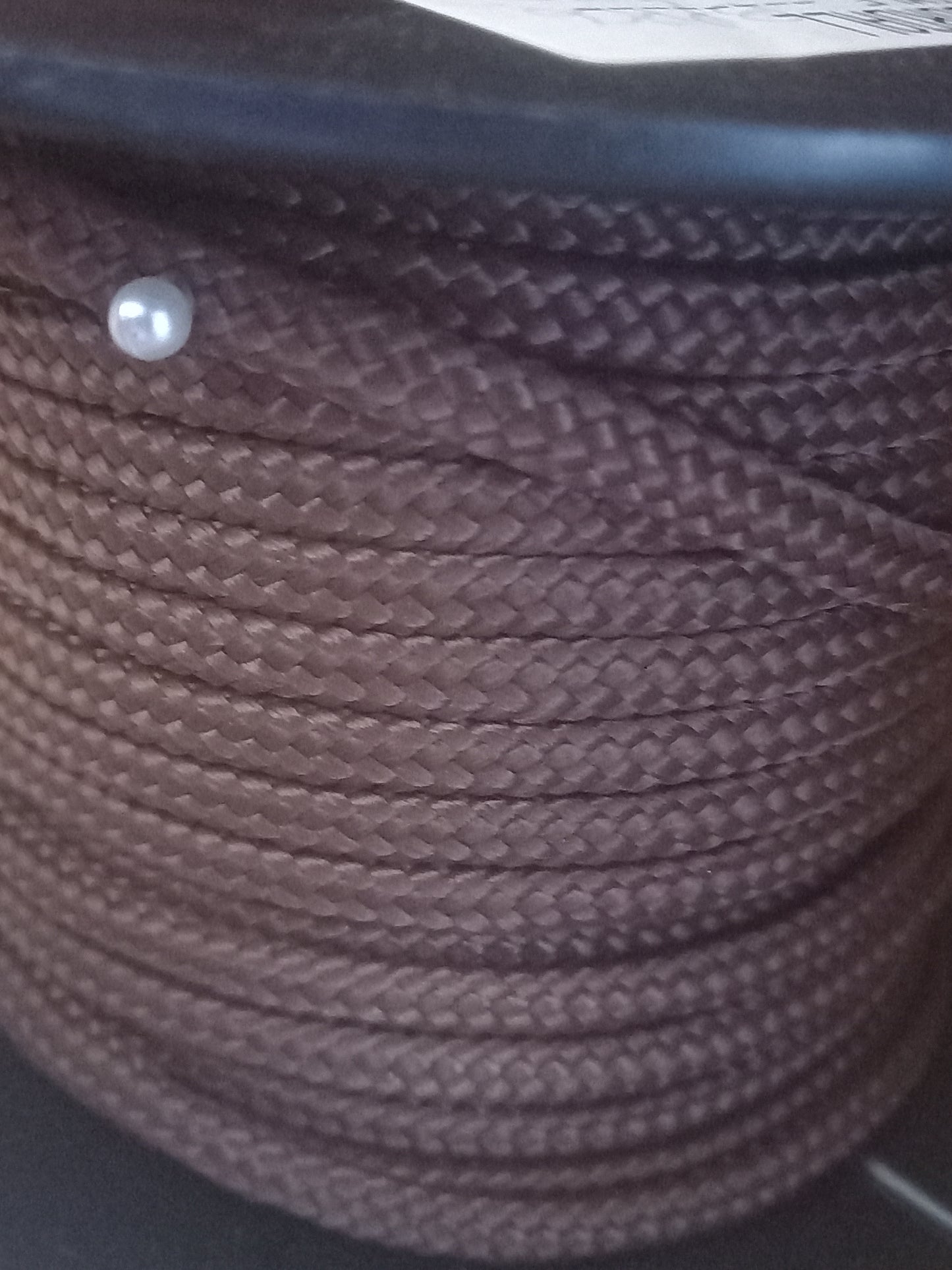 8mm Polypropylene braided  tape - Brown