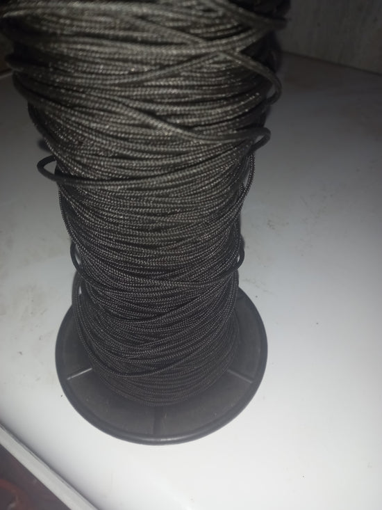 2mm Braided Polypropylene Cord -Black