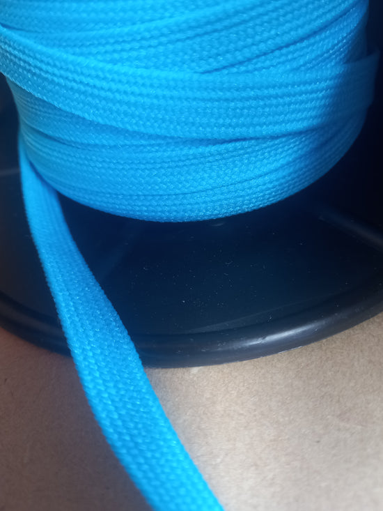10mm BraIded Nylon Tape - Turquoise