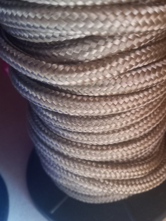 10mm Braided polypropylene Cord - Sand