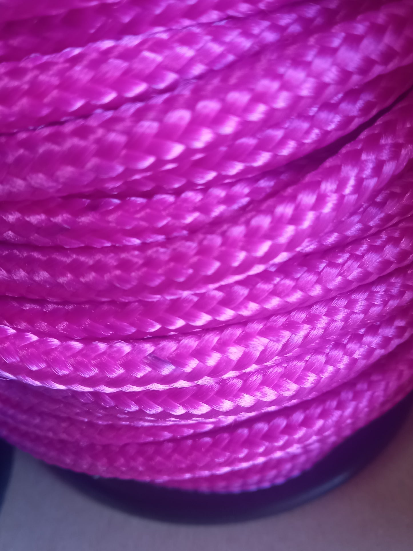 10mm Braided polypropylene Cord - Fuschia