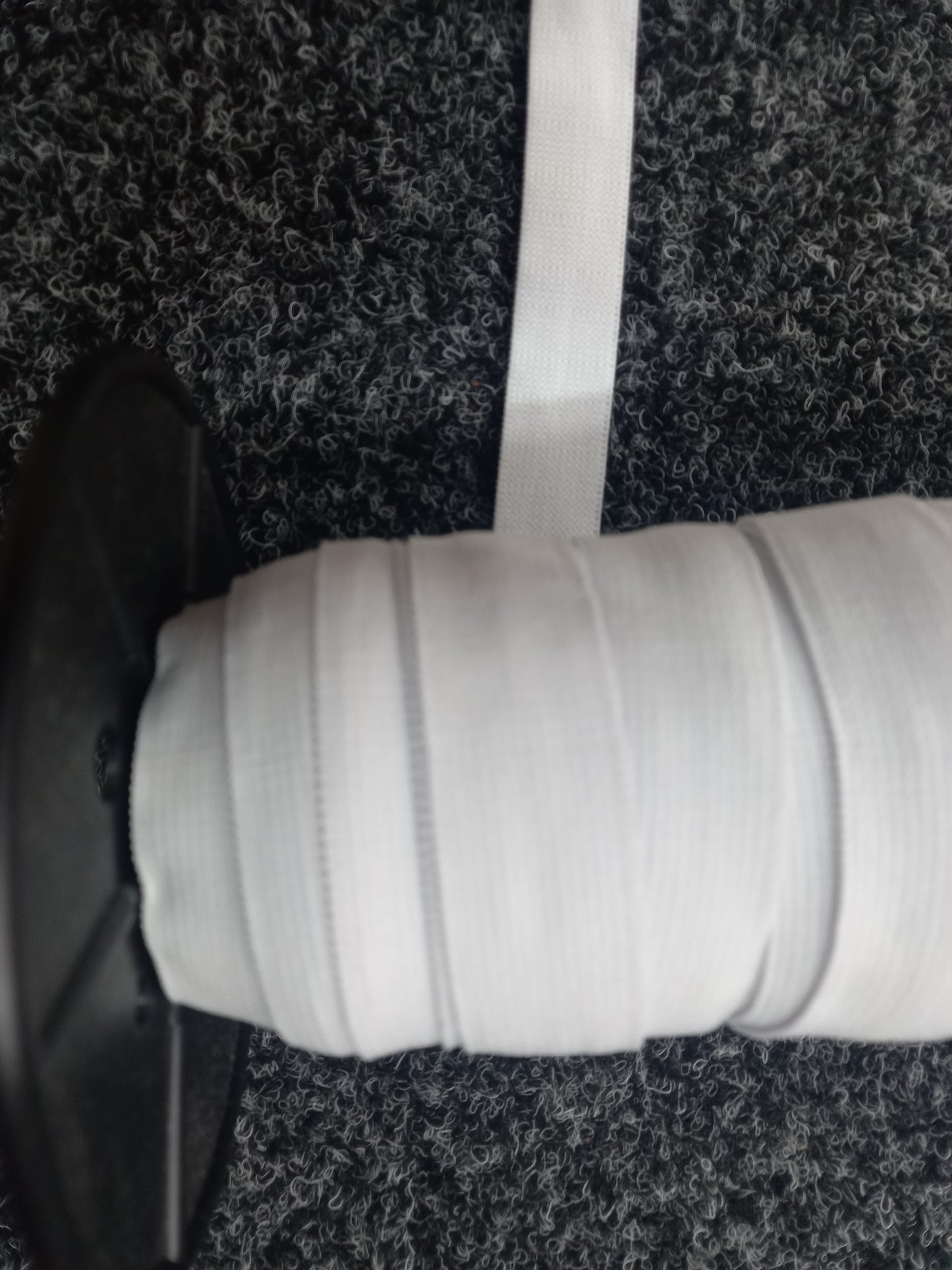 25mm  Knitted Elastic -White