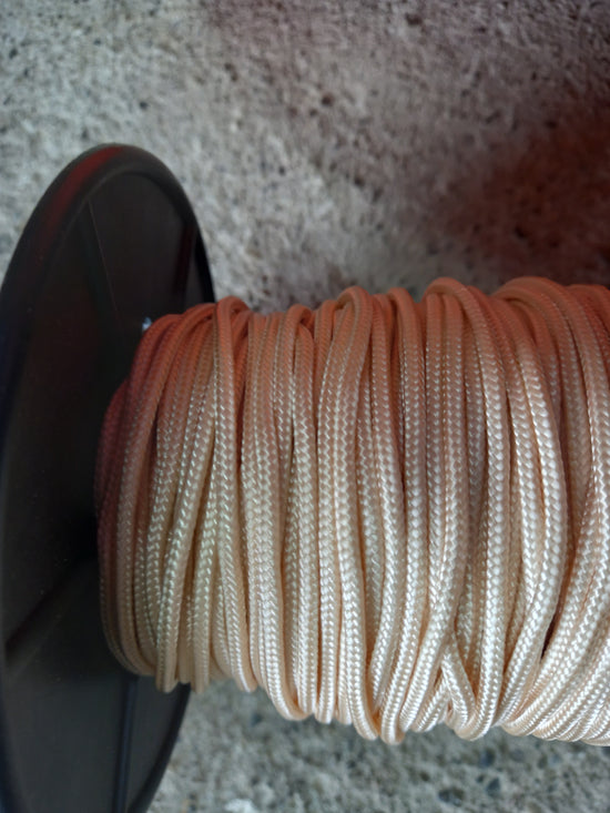 3mm Braided Polypropylene Cord - Natural