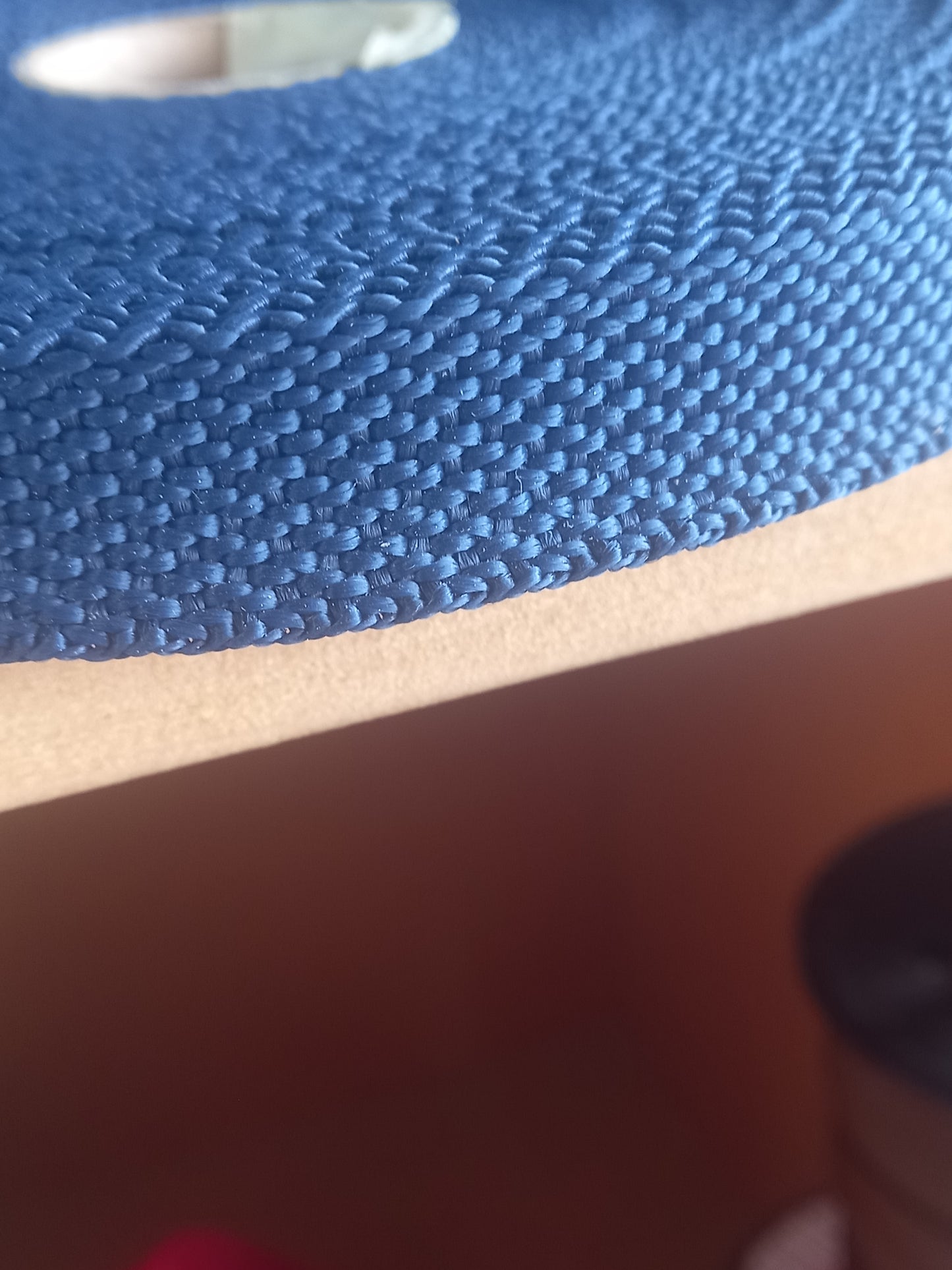 19mm polypropylene Pebbleweave webbing - Navy