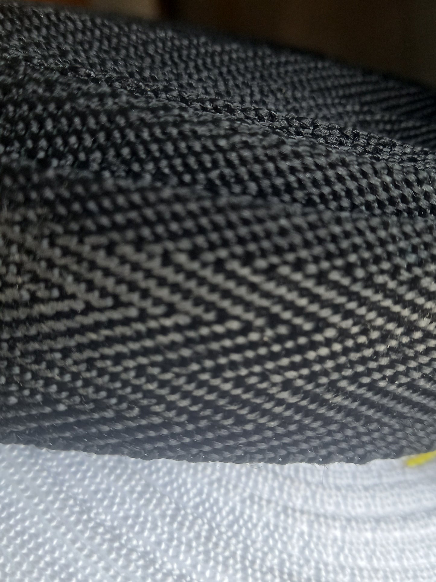 32mm polypropylene Herringbone webbing -Black