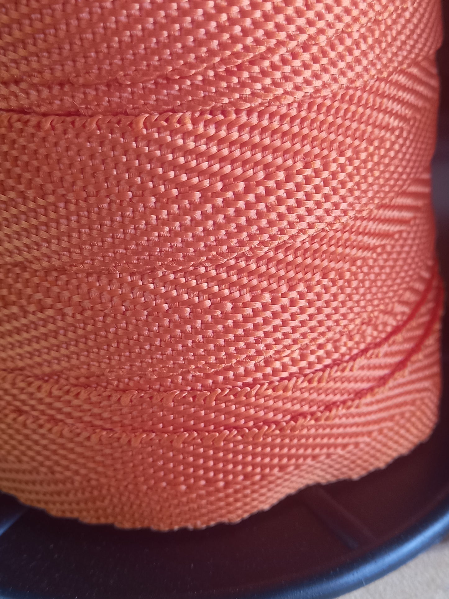 19mm polyprop Herringbone webbing -Orange