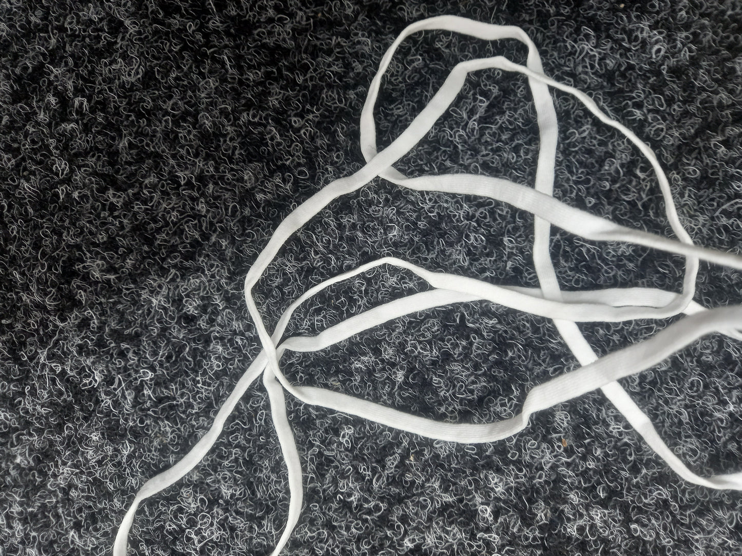 6mm Lycra Cord - White