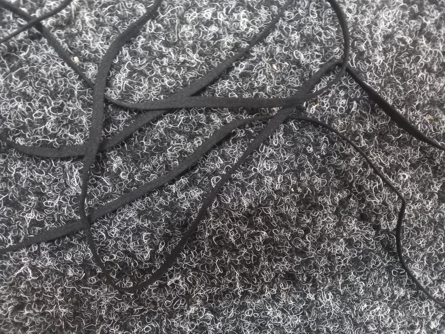 6mm Lycra Cord - Black