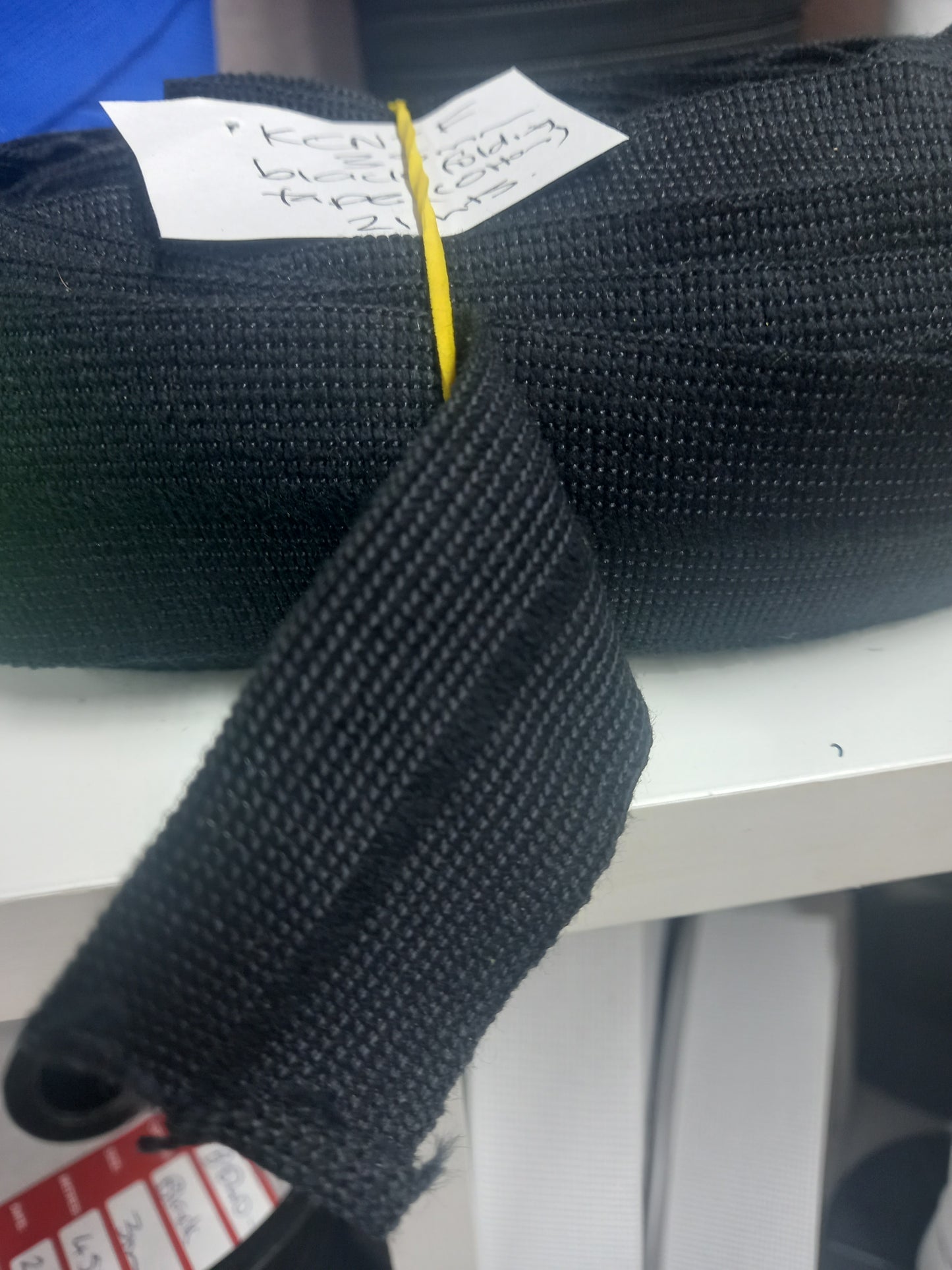 35mm Folding Cotton tape - Black