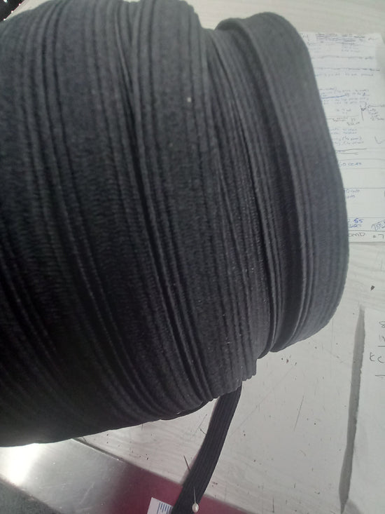 13mm Braided Elastic - Black