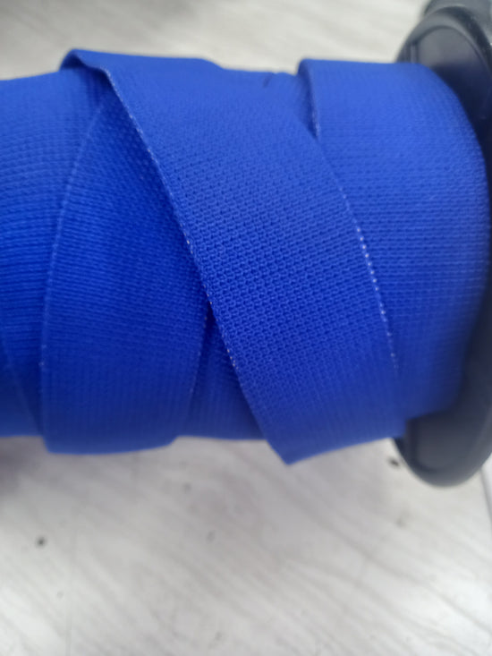 25mm Knitted Elastic - Royal