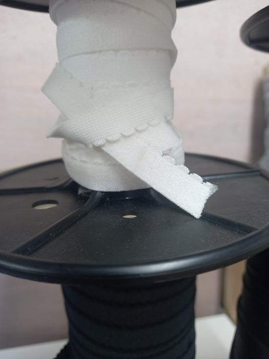 11mm underbust Elastic - White