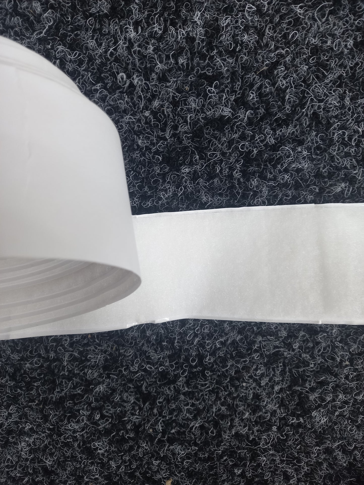 50mm Adhesive velcro- White  hook only