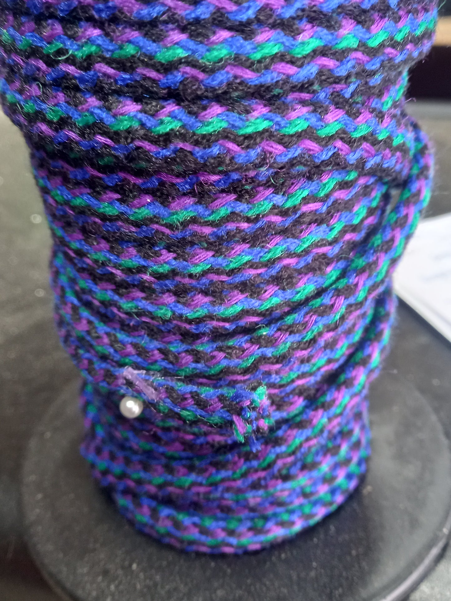 10mm Knitted Acrylic Tape 4 colours