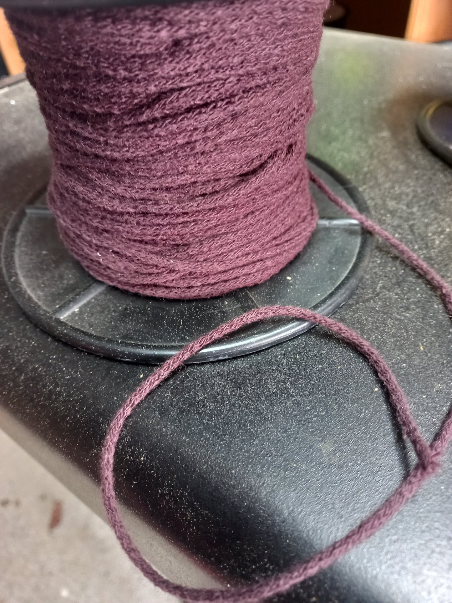 2mm knitted  Acrylic cord  - Brown