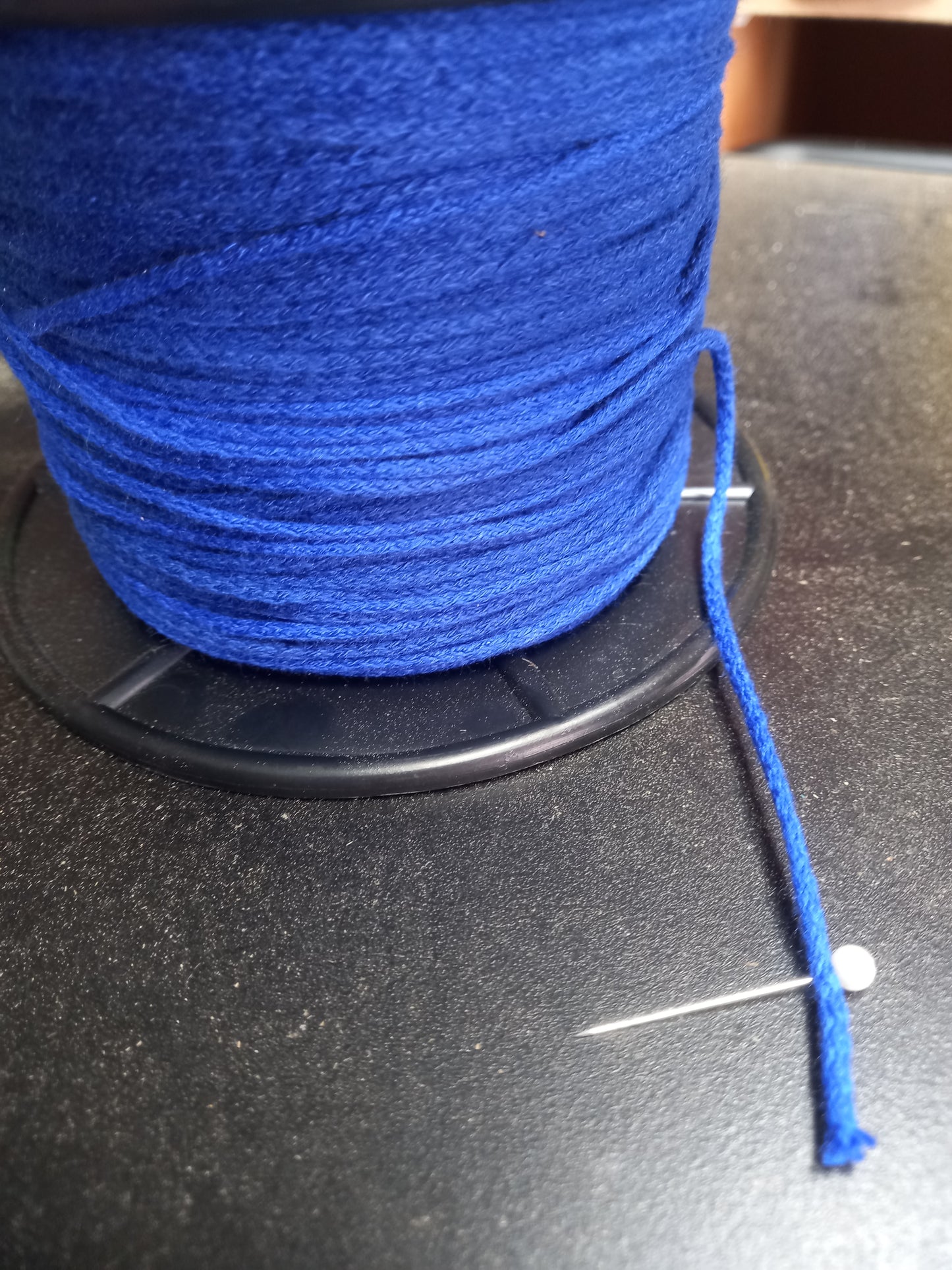 2mm knitted  Cotton  cord  - Royal