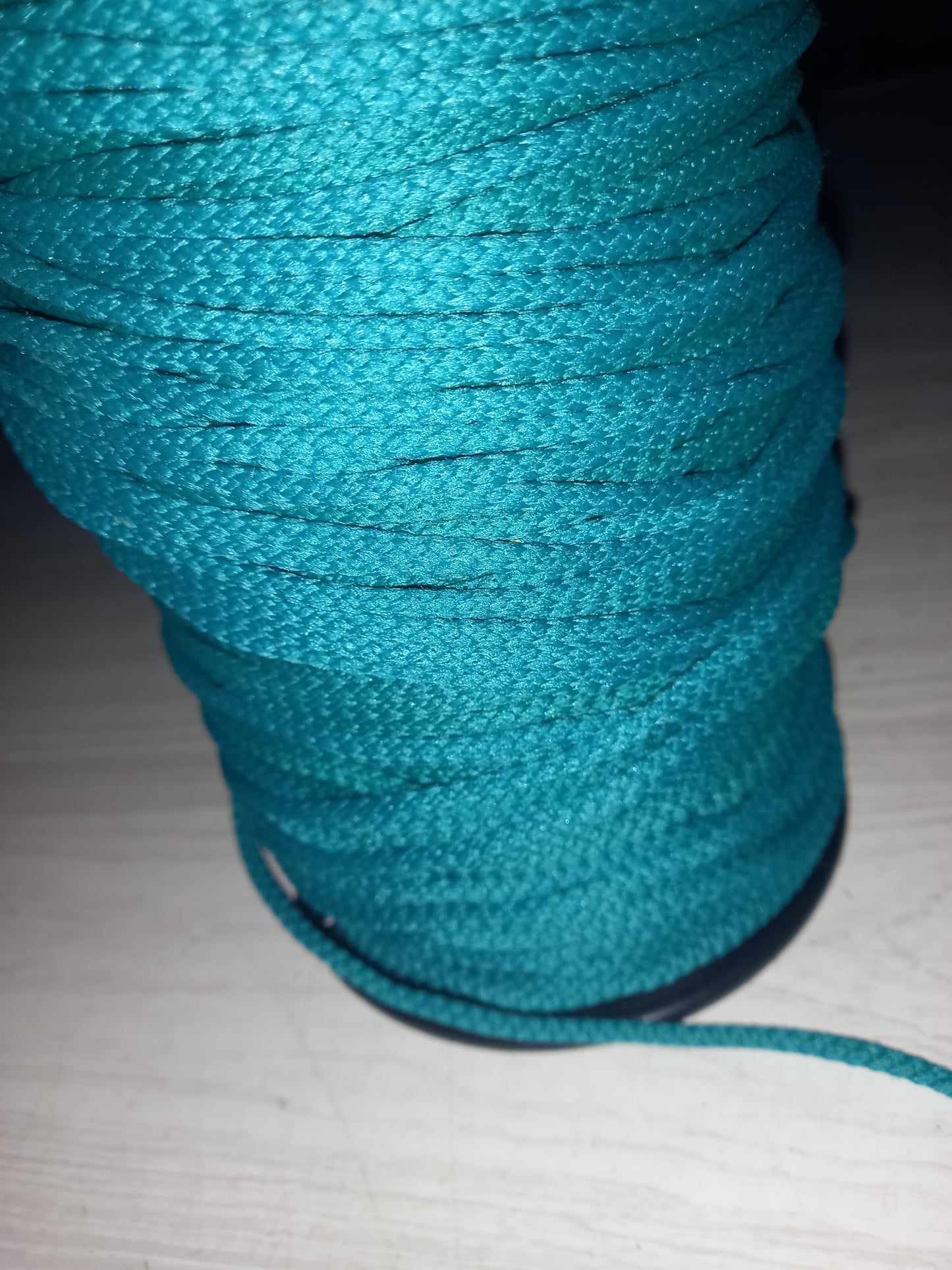 4mm Knitted  Nylon cord -Jade