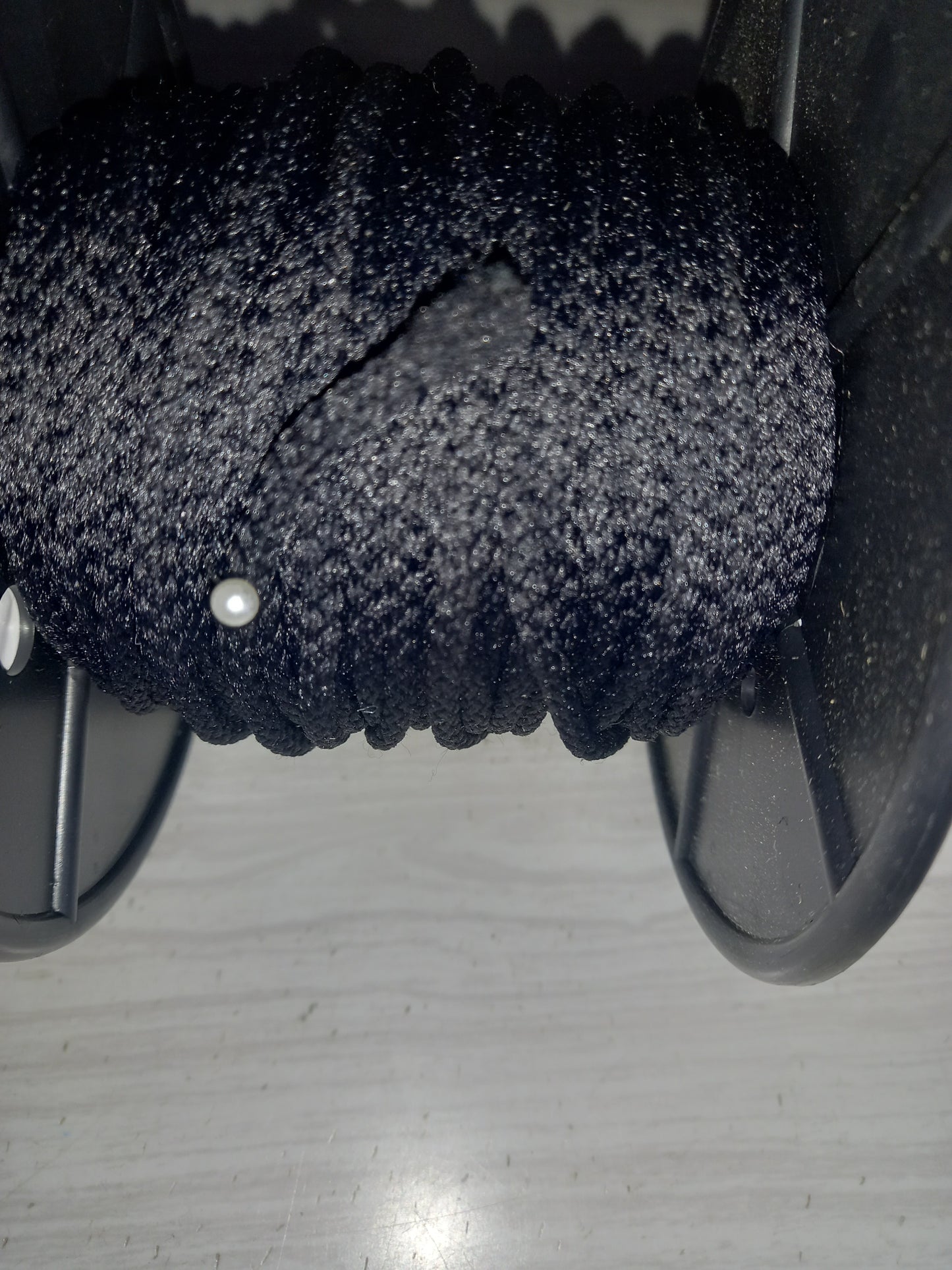 4mm Knitted  Nylon cord -Black