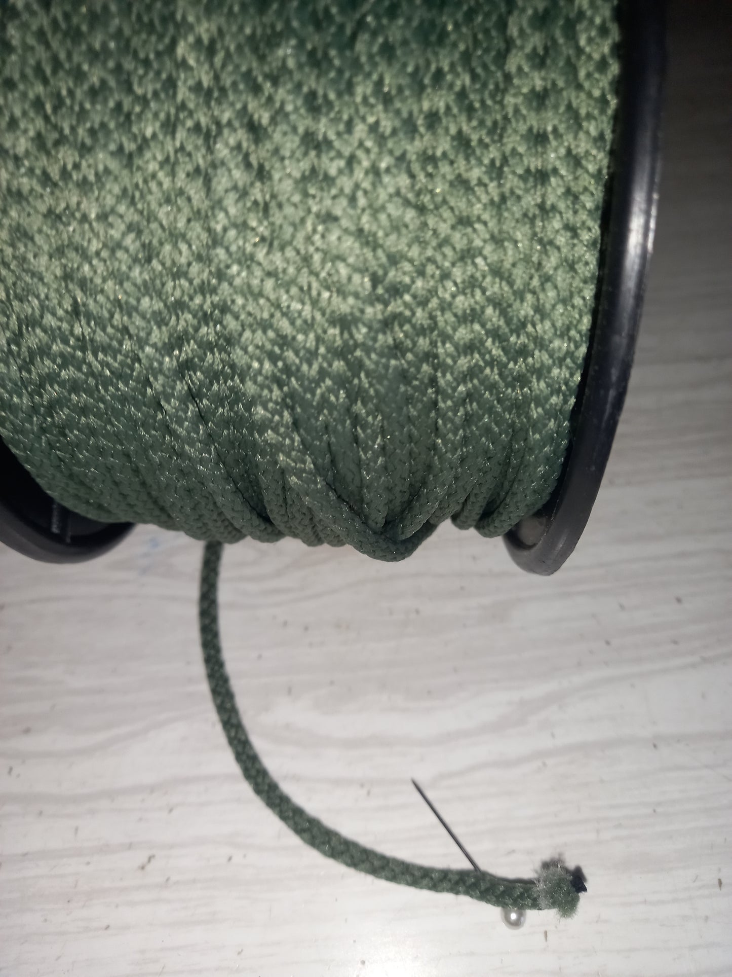 4mm Knitted  Nylon cord - Khaki