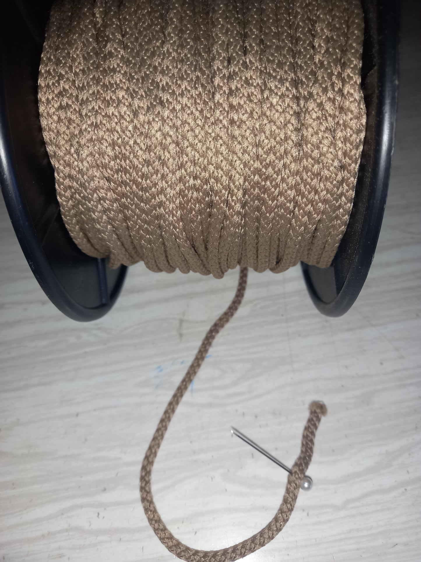 4mm Knitted  Nylon cord - Possum