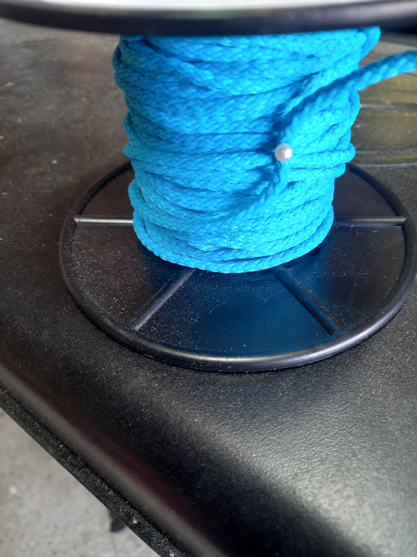 4mm Knitted  Nylon cord -turquoise